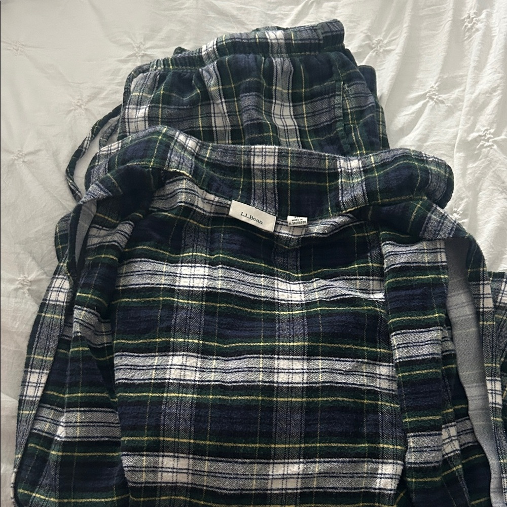 L.L. Bean Plaid PJs